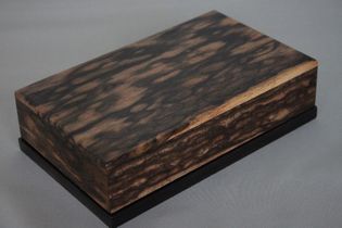 No.186黒柿孔雀杢の小物トレー（2000番仕上げ） 3c0584b51368de39aac4e03d009b8b
